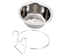 Dog Crate Bowls, Stainless Steel Spill Proof Cat Drinker, Portable Dog Feeder for Home Kennels, Dog Drinkers for Crates
