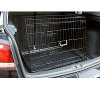 Dog Crate Cage Collapsible Slanted Car Boot Pet Transport Puppy Medium