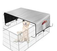 Dog Crate Cover | 210D Oxford Privacy Protector and Shade - Waterproof Cover for Large Crates - for Camping Garden Beach Park Family Gatherings Patio Picnic Outdoor