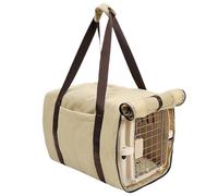 Dog Crate Cover,Bench Protective Cover with Handles - Cat Carrier Cover with Mesh Window and Anti-Slip Bottom - Pets, Puppies, Cats, Outdoor, Travel and Aircraft