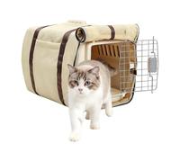 Dog Crate Cover - Breathable Transport Box Protection with Handles, Mesh Window and Non-Slip Underside, Travel Protection for Dogs, Puppies, Cats | Use on Plane, in the Car and Imm Outdoors