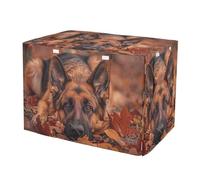 Dog Crate Cover Cute German Shepherd Dog Breathable, Wind-Resistant Covers for Pet Crates Small