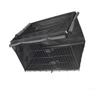 Dog Crate Cover Pet Crate Cover Dog Cage Cover 420D Oxford Fabric Dog Cage Dust Shield Black Waterproof Protection 95x61x61cm 110x73x76cm 125x77x81cm(95×61×61CM)