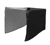 Dog Crate Cover Soundproof Ventilated Oxford Cloth Pet Kennel Cover Indoor/Outdoor Waterproof Windproof Fit for Wire Dog Crate Easy to Clean - Cover Only, M, Black