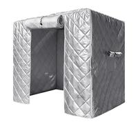Dog Crate Cover - Soundproof Wind Resistant Kennel Shield, Rain Blocking Pet Supply Layer, Insulated Fabric Protection, Stress Reduction Environment, Long Lasting Material | Indoor Outdoor Porch Garde