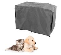 Dog Crate Cover - Waterproof Oxford Cloth, Breathable 3-Sided Design, Humanized Zipper with Suction Stones for Dog Kennels, 80 x 50 x 54cm