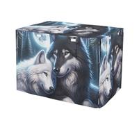 Dog Crate Covers Cute Wolf Mate Water-Resistant, UV-Resistant Covers for Pet Crates Medium