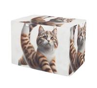 Dog Crate Covers Cute Yoga Cat Water-Resistant, Breathable Cage Cover for Puppies Training X-Large