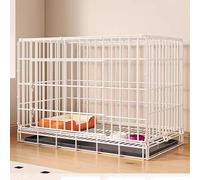 Dog Crate - Folding Metal Wire Kennel with Door and Removable Tray for Indoor & Outdoor Use