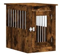 vidaXL Dog Crate Furniture Smoked Oak 45x62x59 cm Engineered Wood