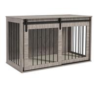 Dog Crate Furniture Removable Cushion Extra Large Indoor Pet Home Brown
