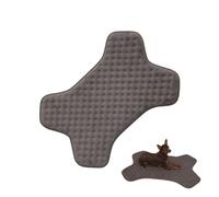 Dog Crate Mat, Machine Washable Cute Bone Shape Puppy Mattress, Non-Slip Chew Proof Dog Bed Wear-Resistant Pet Sleeping Pad For Living Room
