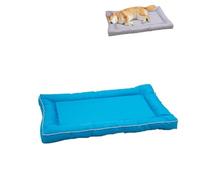 Dog Crate Mattress, Waterproof Soft Kennel Pads Large, Summer Pet Sleeping Mattress Kennel, Pet Bed for Small Medium Large Dogs and Cats (blue,70 x 45cm)