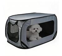 Dog Crate - Thickened Indoor Dog Kennel, Foldable Breathable Pet Carrier For Puppy Small Medium Animal Home Living Room Balcony Car Outdoor Travel Camping