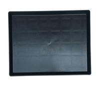 Dog Crate Tray Black Replacement Pan Plastic Base Tray for Dog Cage Crate Black Cleaning for Pet Cages Crates Kennels Dogs 23.03 X 16.26 X 1.18 Inch.