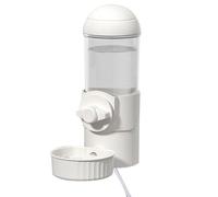 Dog Crate Water Bottle Dispenser, Auto Siphon Heated 500ml Bunny-Style Waters Feeder, USB-Powered Suspended Pet Water Container, Ideal for Cats and Dogs in Cages or Crates