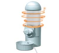 Dog Crate Water Bottle Dispenser, Auto Siphon Heated 500ml Bunny-Style Waters Feeder, USB-Powered Suspended Pet Water Container, Ideal for Cats and Dogs in Cages Or Crates
