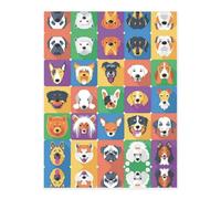 Dog Crystal Sticker, 3D Stereoscopic Effect, Pattern Does Not Fall Off When Exposed to Water