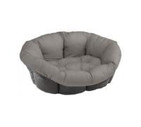 dog cushion Sofa 52 x 39 cm velvet/polyester grey