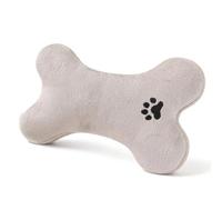 Dog Cushion - Soft Washable Anti-Bite | Soothing Cat Bone Shape Pillow | Plush Toy for Small Medium Large Puppy Aggressive Eaters Hugs Sleep Support Neck Rest Enhanced Indoor Games