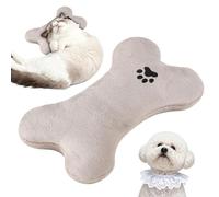 Dog Cushion - Soft, Washable, Chew Resistant | Bone Shaped Cat Soothing Pillow | Plush Toys for Small and Medium Dogs and Cats, Puppies, Kittens, Aggressive Chewers, Cuddling Sleep