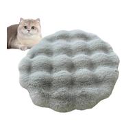 Dog Cushion - Washable Round Pet Pillows, Non-Slip Support Base, Self-Heating Comfortable Layer, Soft Plush Floor , Durable PE Mat