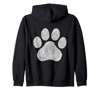 Dog Cute Animal Lover Art Cat Zip Hoodie