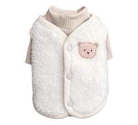 Dog Cute Coat with Base Layers Winter Lightweight Warm Puppy Jacket Small Dog Turtle Neck Sweater Coat Clothes Chihuahua Yorkie Holiday Birthday Outfits Halloween Christmas Cat Sweaters Jacket