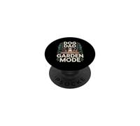 Dog Dad Garden Mode Funny Gardening Dog Lover PopSockets Adhesive PopGrip