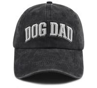Dog Dad Gifts for Men, Unique Dog Dad Hat, Funny Doggy Lover Baseball Cap, Father's Day Retired Christmas Birthday Gifts for Papa Daddy Pappy Grandpa Black