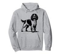 Dog Dad Mom Lover - Monochromatic Springer Spaniel Pullover Hoodie