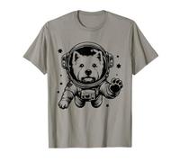 Dog Dad Mom Space - Astronaut West Highland Terrier Westie T-Shirt