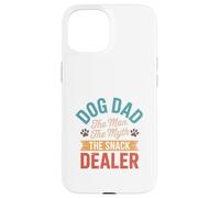 Dog Dad The Man The Myth The Treat Giver Design Case for iPhone 15