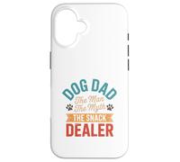 Dog Dad The Man The Myth The Treat Giver Design Case for iPhone 16