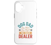 Dog Dad The Man The Myth The Treat Giver Design Case for iPhone 16 Plus