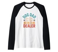 Dog Dad The Man The Myth The Treat Giver Design Raglan Baseball Tee