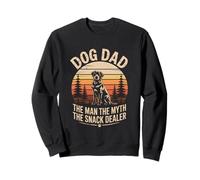Dog Dad The Man The Myth The Treat Giver Design Sweatshirt