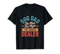 Dog Dad The Man The Myth The Treat Giver Design T-Shirt