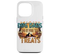 Dog Dads Do It Fur the Treats - Funny Pet Parent Humor Case for iPhone 13 Pro