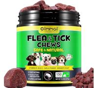 Dog Daily Wellness Chews - Garlic & Brewer’s Yeast Supplement with B-Vitamins | Soft Chews for Skin, Coat & Vitality | Natural Ingredients | 150 units