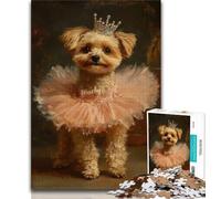 Dog Dancing Ballet 1000 Piece Jigsaw Puzzles for Adults,Challenging Game Gifts for Is Ideal As A Gift for The Whole Family 38x26cm