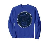 Dog Days Starry Nights Celestial Canine Sweatshirt, Adult Unisex, Royal Blue, XL