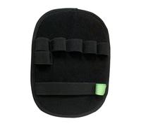 Dog De shedding Mitt - Five Finger Design Groomer, 23.8x17.5x1.5cm Adjustable Wrist Strap Comb, Washable Rubber Scrubber | Effective Lint Picking Tools For Animal Coat Care Horses Rugs House