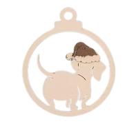 Dog Decorations for Christmas Tree,Christmas Decorations for Tree | Doll Craft with Hole for Hanging on a Tree Vintage Christmas Decorations