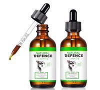 Dog Defence, 60ml Natural Defence for Dogs Help with Allergies, Itching, Coughs, Skin, Pet Antibiotics Supplements for All Breeds Ages,2 pcs