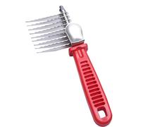 Dog Demating Comb - Stainless Steel Leaves Rake, Cats Animals Matted Hair | Care Comb Brush Pet Hair Removal | Smooth Ergonomic Cat Demating Tool for Outdoor Use