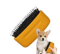 Dog dematting brush for undercoat, cat dematting comb, pet accessories for long-haired dogs and cats with daily care function for home and on the go