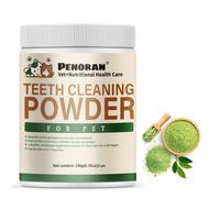 Dog Dental Care Powder, Dog Teeth Cleaning Powder - Deodorizer, Descaler, 180g | Deep Cleaning, Prevention Tartar, Fresh & Natural Breath - Veterinary Recommended
