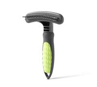 Dog Deshedding Comb Hairdressing Brush Rakes, Green DOUBLE ROW | Deshedding Brush for Massaging Knotting for Long & Short Hair Dog