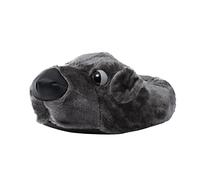 Dog Design Novelty Slippers for Men and Women Cute Soft Animal Funny Home Indoor Winter Warm Floor Shoes Cartoon Slides for Women Under 10 (A#3-Grey, One Size)